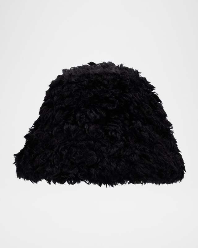 The Curly Faux Fur Bucket Hat